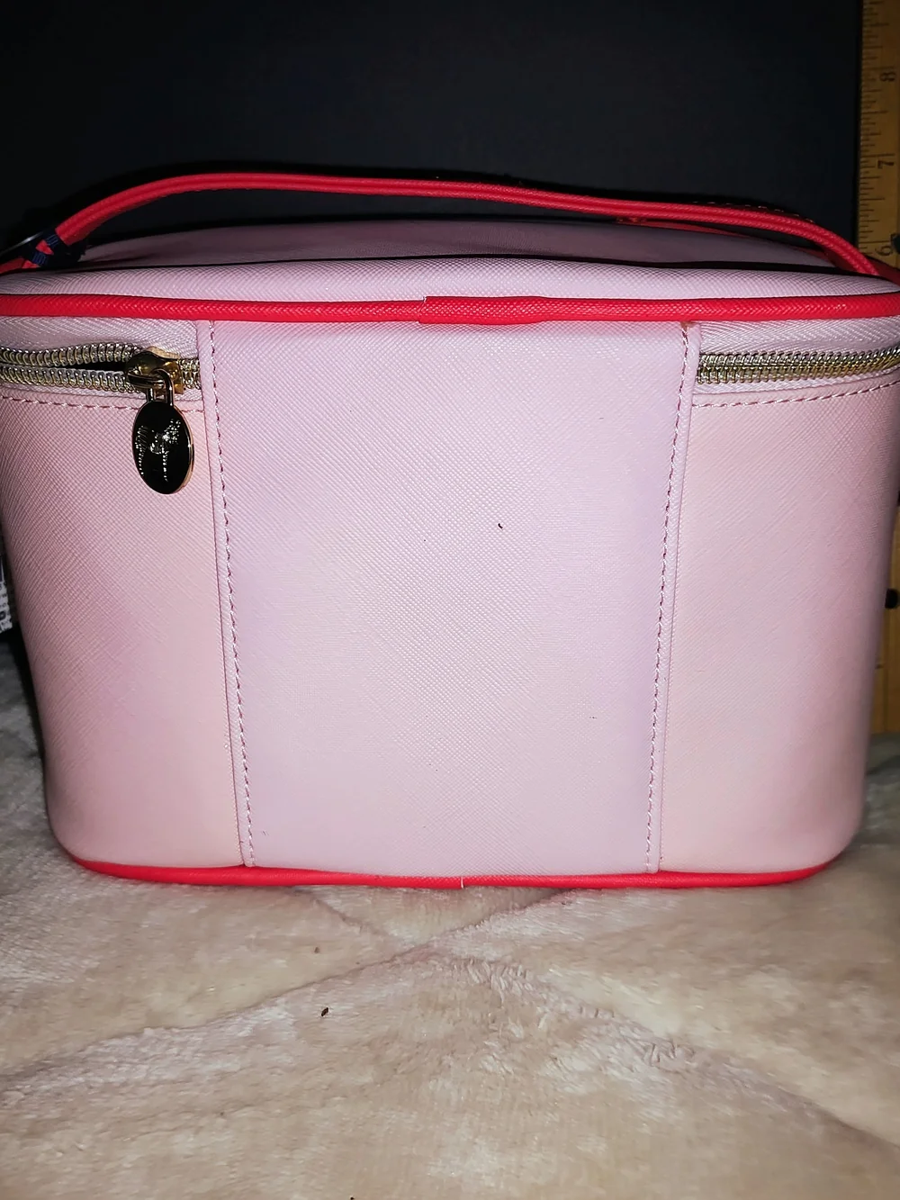 Dabney Lee Pink 'Feeling Pretty' Rainbow Cosmetic Bag